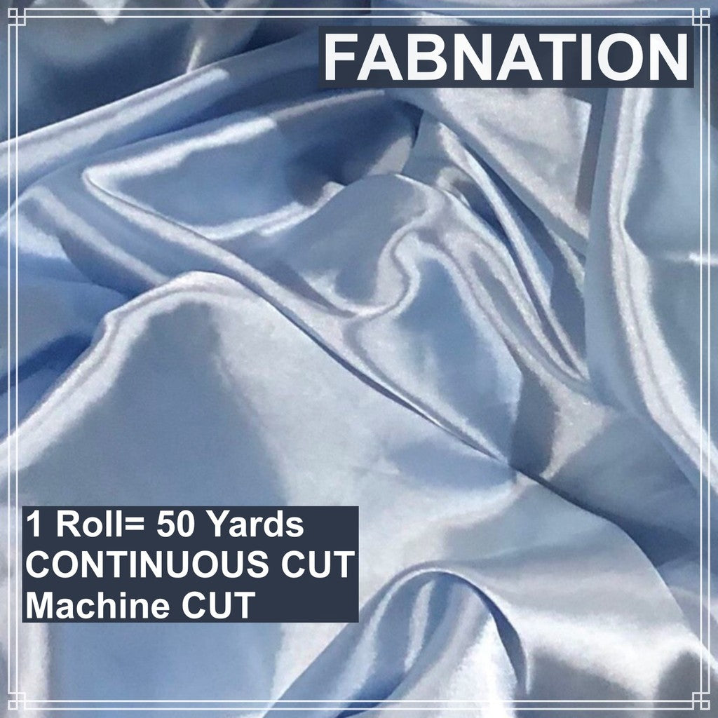 SOFT SATIN FABRIC PER ROLL 50 YARDS  LENGTH AND 60 INCHES FIXED WIDTH BY FABNATION