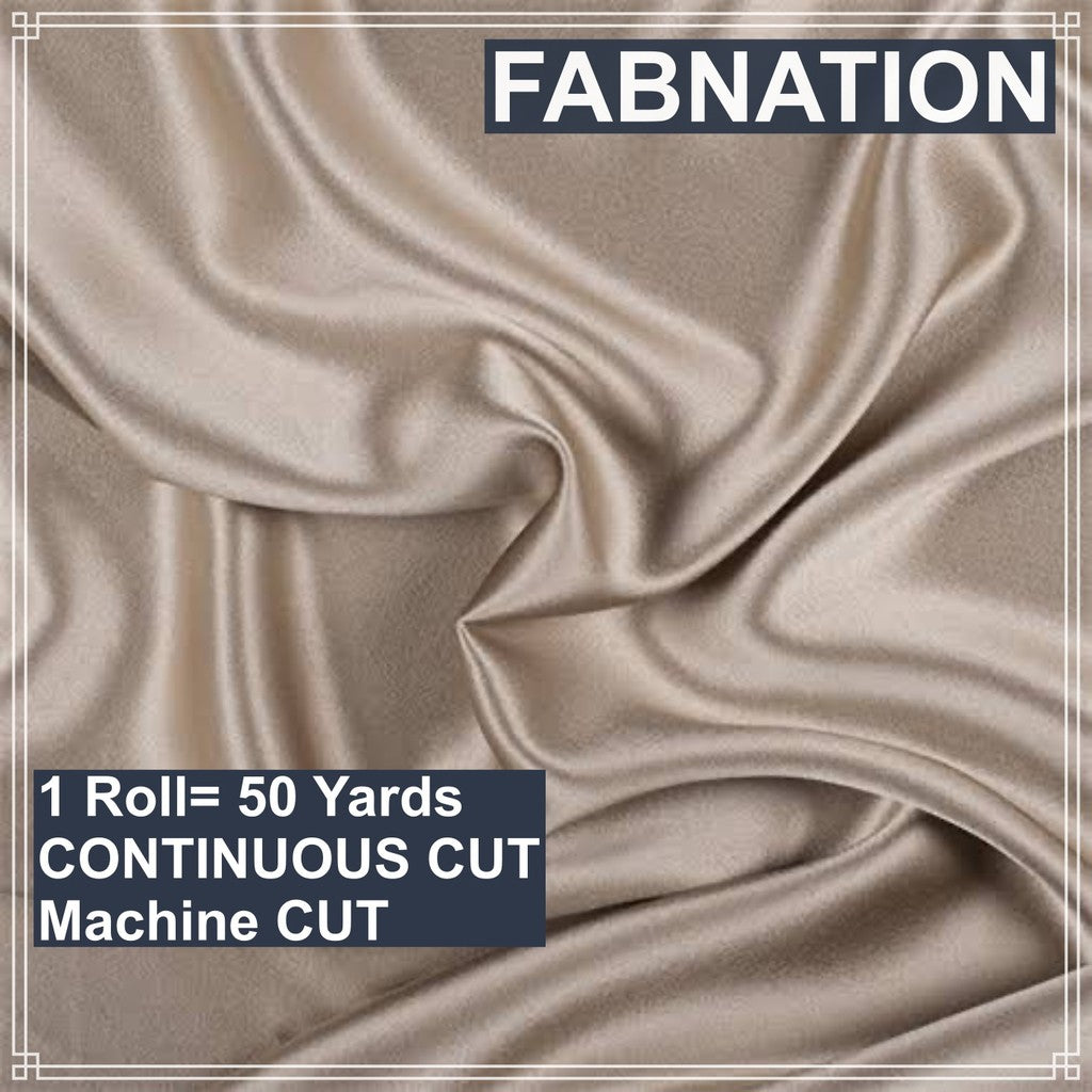 SOFT SATIN FABRIC PER ROLL 50 YARDS  LENGTH AND 60 INCHES FIXED WIDTH BY FABNATION