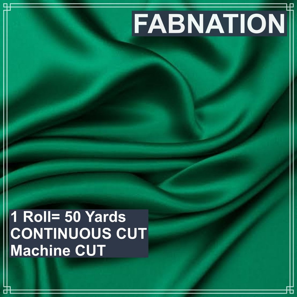 SOFT SATIN FABRIC PER ROLL 50 YARDS  LENGTH AND 60 INCHES FIXED WIDTH BY FABNATION
