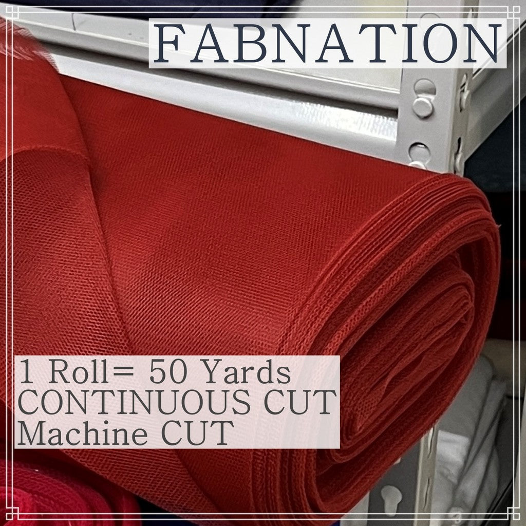 SUPER HARD TULLE PER ROLL IS 50 PER YARDS 60 INCHES FIXED WIDTH BY FABNATION