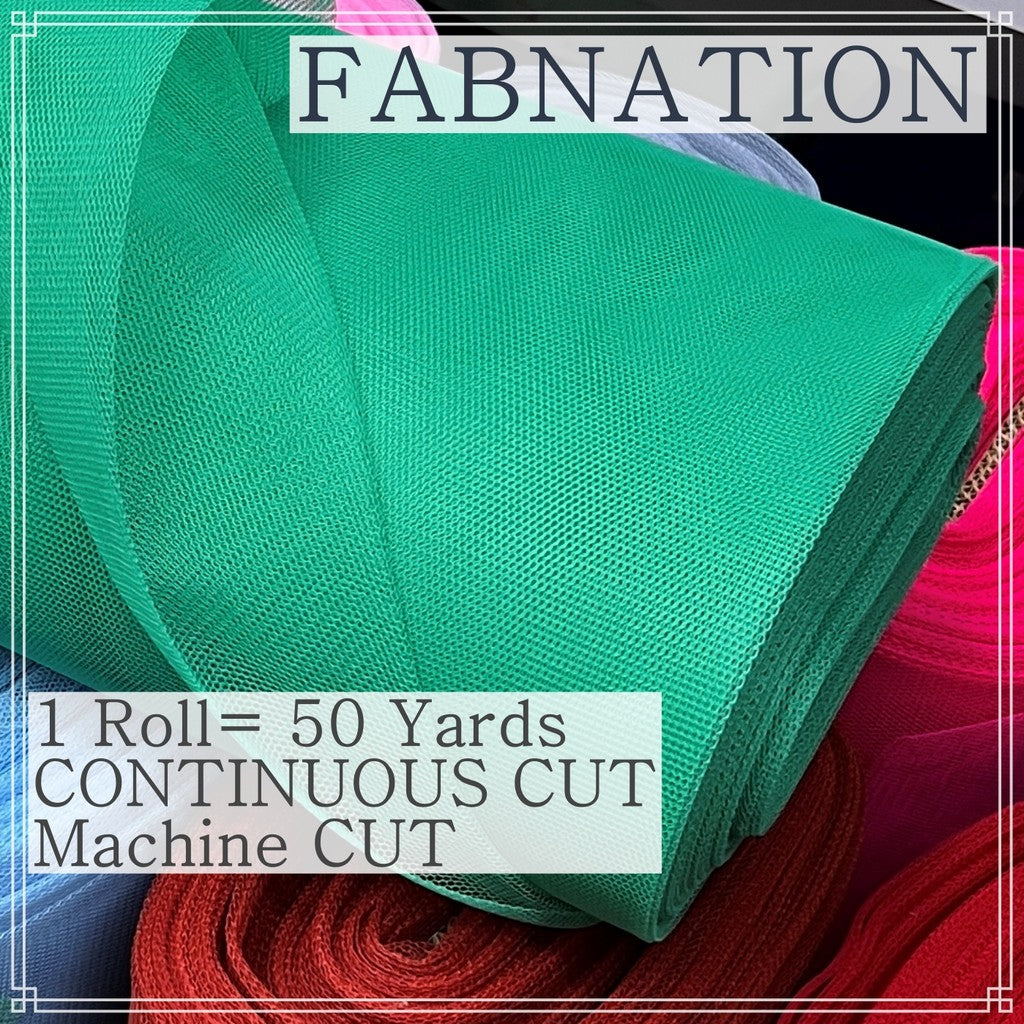 SUPER HARD TULLE PER ROLL IS 50 PER YARDS 60 INCHES FIXED WIDTH BY FABNATION
