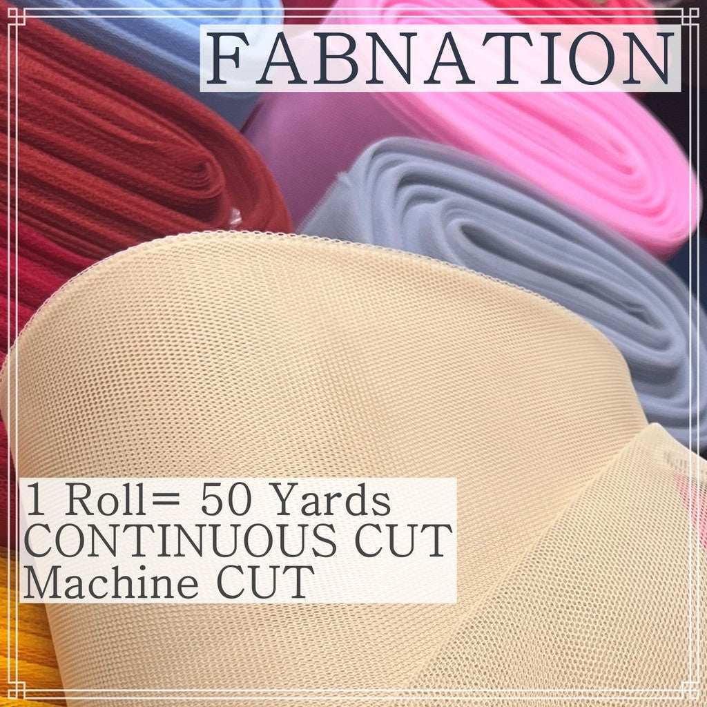 SUPER HARD TULLE PER ROLL IS 50 PER YARDS 60 INCHES FIXED WIDTH BY FABNATION