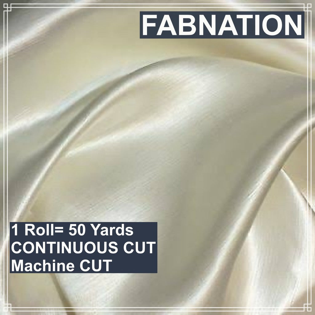 SOFT SATIN FABRIC PER ROLL 50 YARDS  LENGTH AND 60 INCHES FIXED WIDTH BY FABNATION
