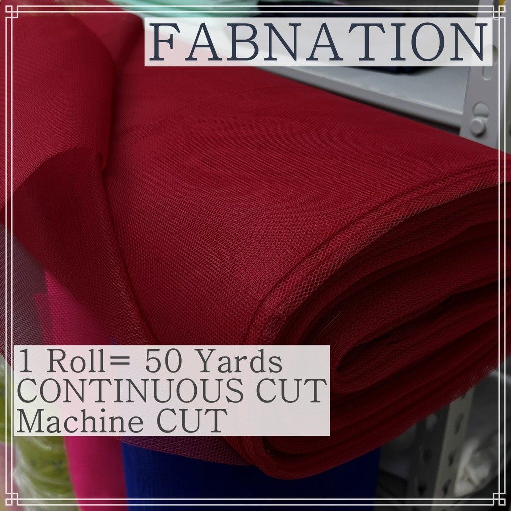 SUPER HARD TULLE PER ROLL IS 50 PER YARDS 60 INCHES FIXED WIDTH BY FABNATION