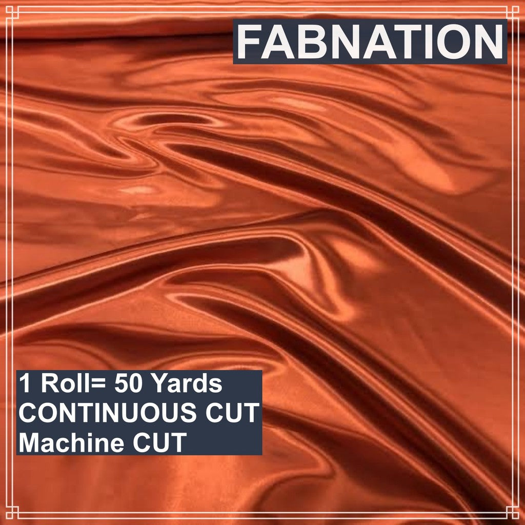 SOFT SATIN FABRIC PER ROLL 50 YARDS  LENGTH AND 60 INCHES FIXED WIDTH BY FABNATION