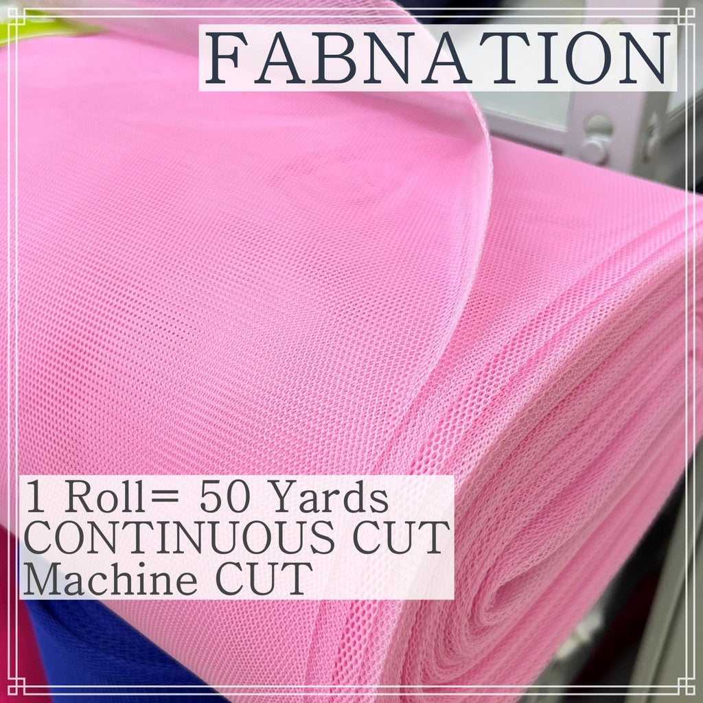 SUPER HARD TULLE PER ROLL IS 50 PER YARDS 60 INCHES FIXED WIDTH BY FABNATION