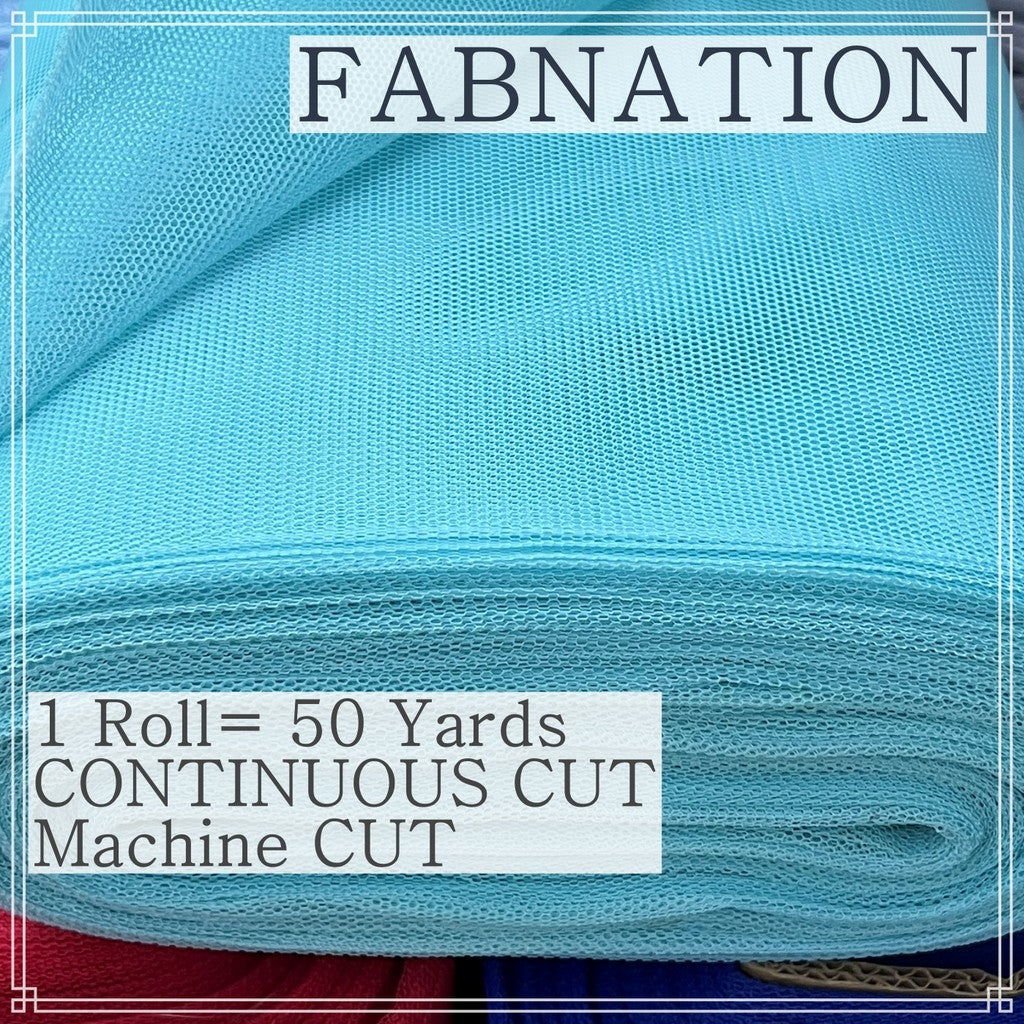SUPER HARD TULLE PER ROLL IS 50 PER YARDS 60 INCHES FIXED WIDTH BY FABNATION