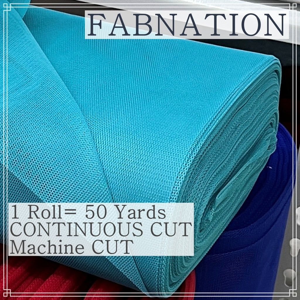 SUPER HARD TULLE PER ROLL IS 50 PER YARDS 60 INCHES FIXED WIDTH BY FABNATION