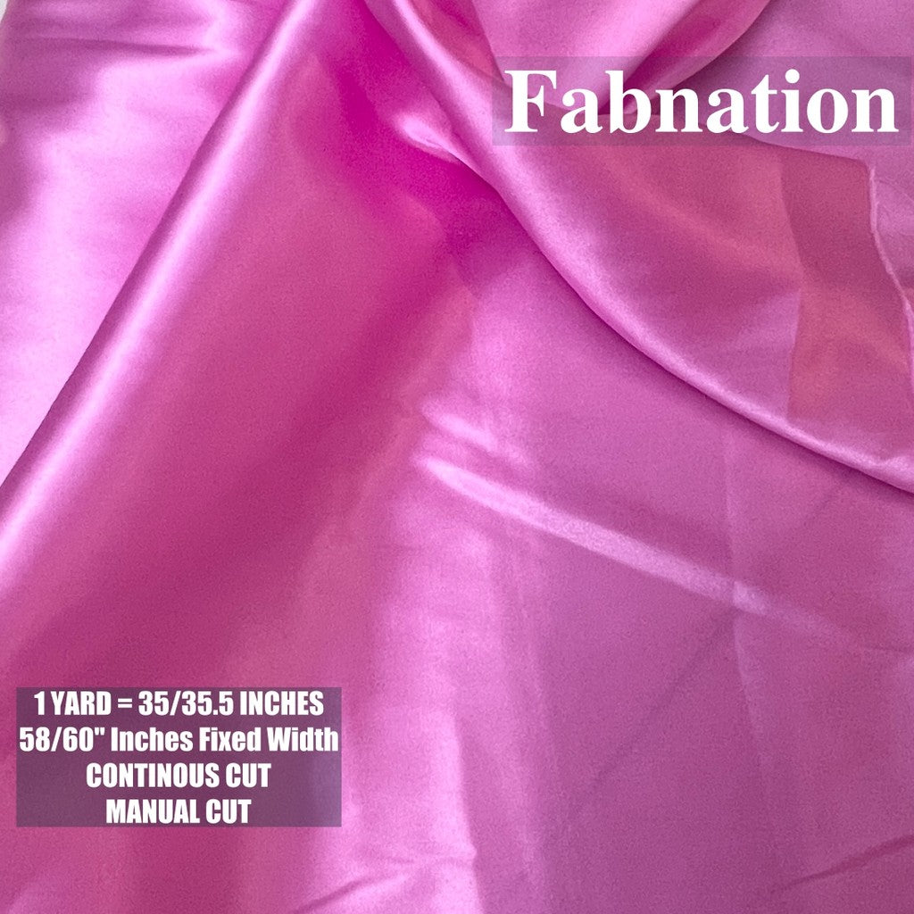 PREMIUM PER YARD SEMI-CHARMEUSE & PREMIUM SOFT SILK SATIN (EXPORT QUALITY)  DIY/RAW fabric cloth
