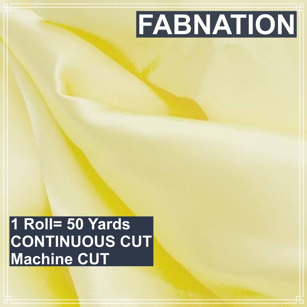 SOFT SATIN FABRIC PER ROLL 50 YARDS  LENGTH AND 60 INCHES FIXED WIDTH BY FABNATION