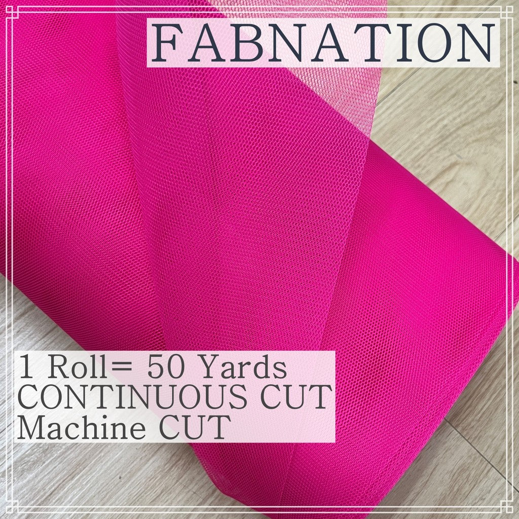 SUPER HARD TULLE PER ROLL IS 50 PER YARDS 60 INCHES FIXED WIDTH BY FABNATION