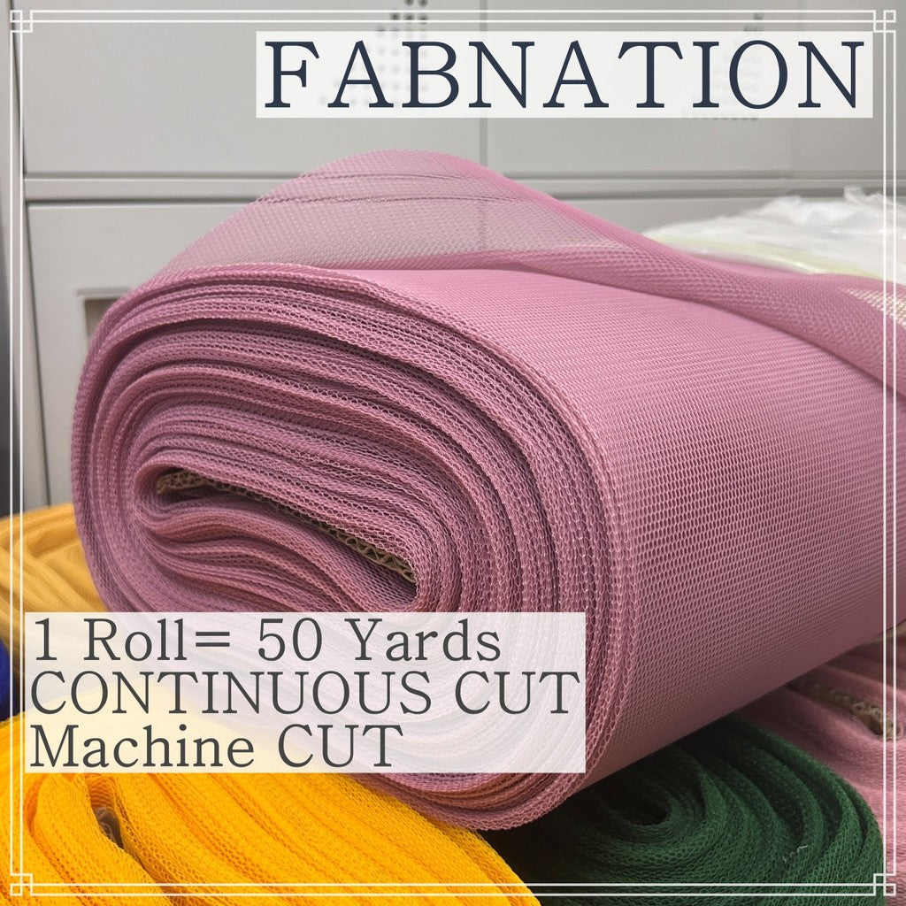 SUPER HARD TULLE PER ROLL IS 50 PER YARDS 60 INCHES FIXED WIDTH BY FABNATION