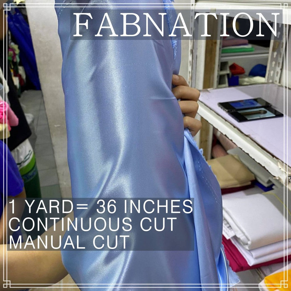SUPER SPORTS FABRIC SATIN PER YARD IS 36 INCHES LENGTH AND FIXED 60 INCHES WIDTH BY FABNATION