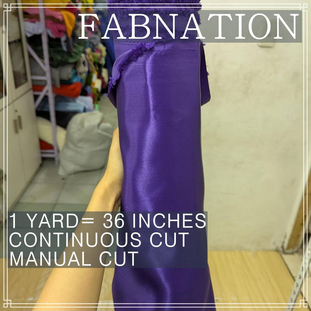 SUPER SPORTS FABRIC SATIN PER YARD IS 36 INCHES LENGTH AND FIXED 60 INCHES WIDTH BY FABNATION