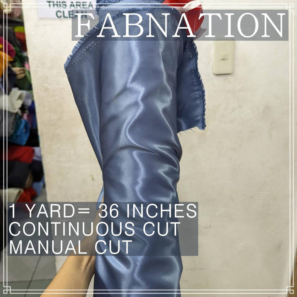 SUPER SPORTS FABRIC SATIN PER YARD IS 36 INCHES LENGTH AND FIXED 60 INCHES WIDTH BY FABNATION