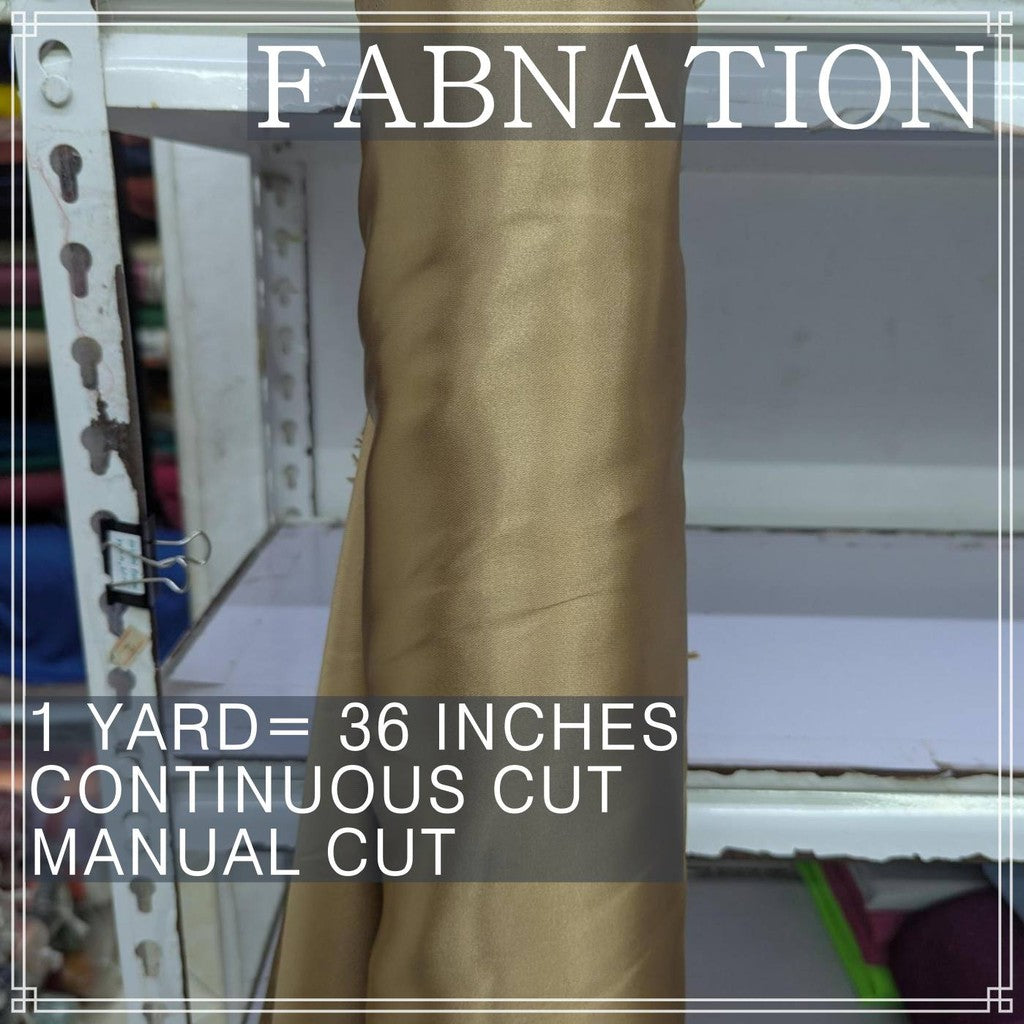 SUPER SPORTS FABRIC SATIN PER YARD IS 36 INCHES LENGTH AND FIXED 60 INCHES WIDTH BY FABNATION