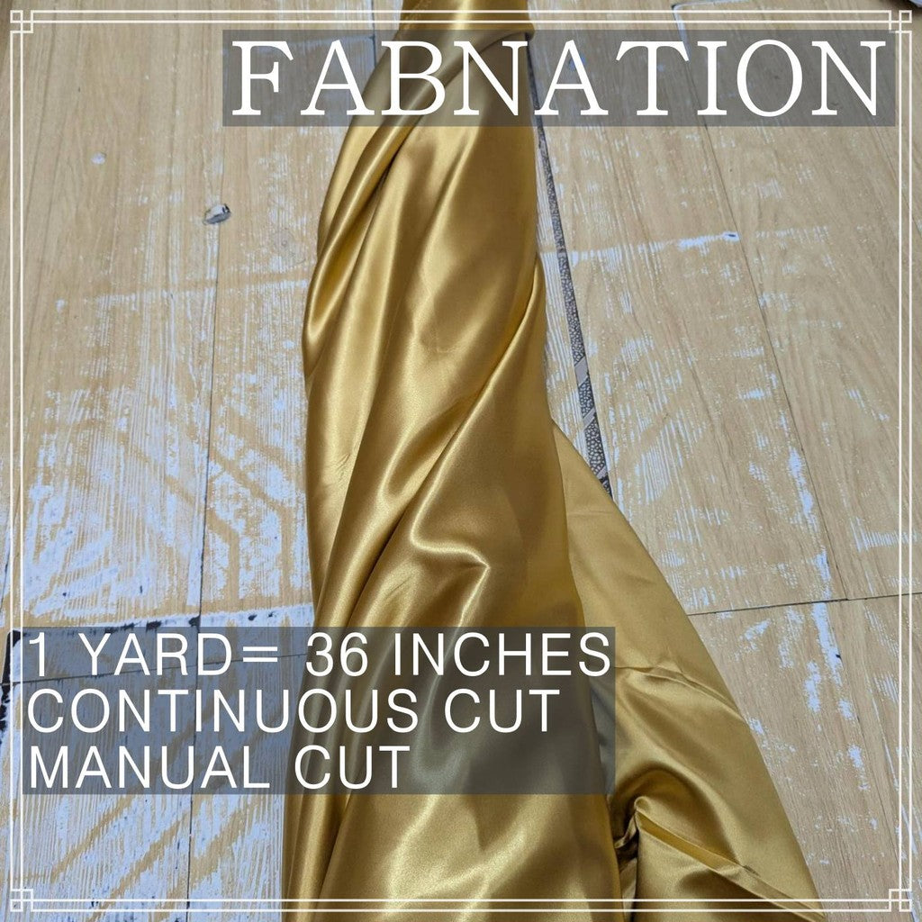 SUPER SPORTS FABRIC SATIN PER YARD IS 36 INCHES LENGTH AND FIXED 60 INCHES WIDTH BY FABNATION