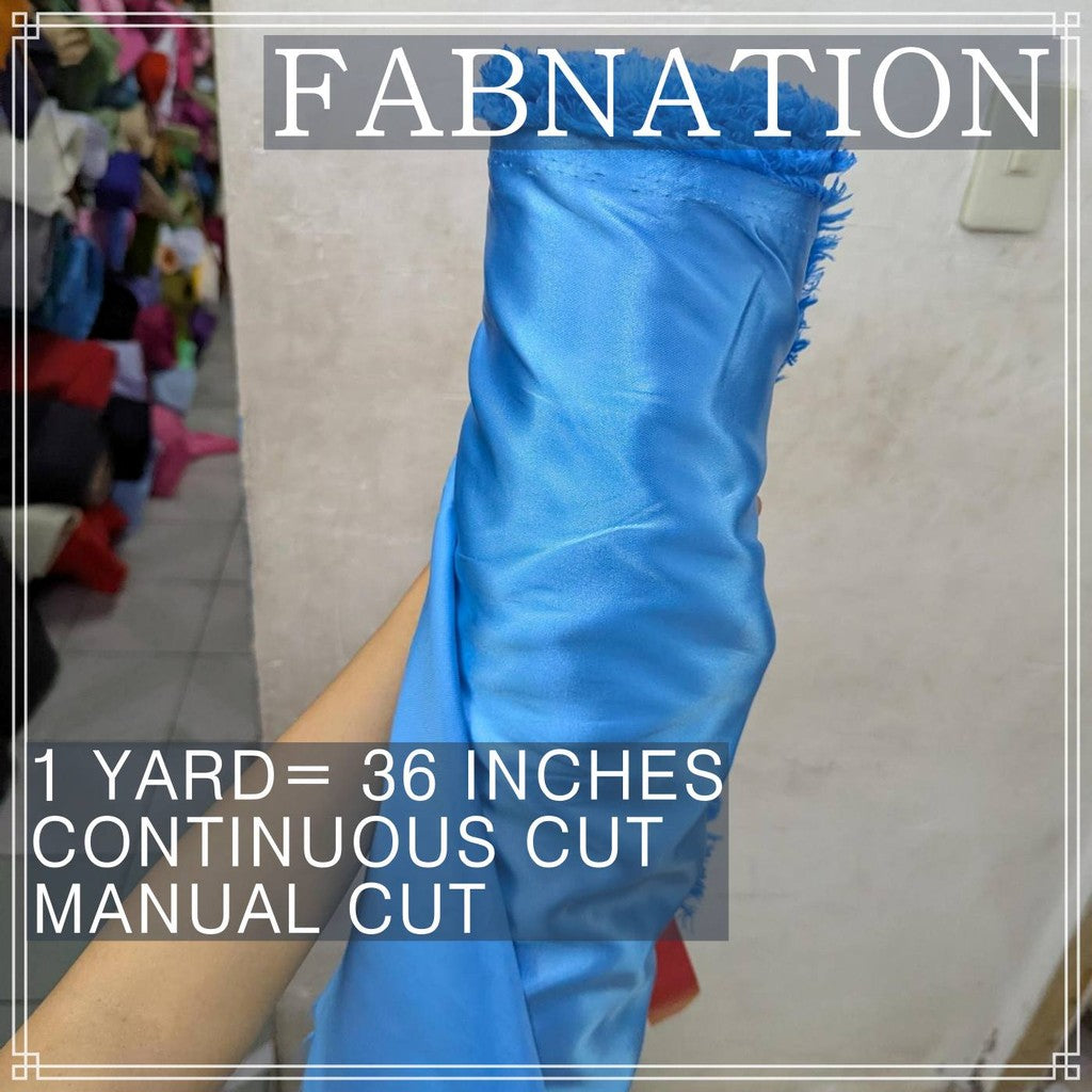 SUPER SPORTS FABRIC SATIN PER YARD IS 36 INCHES LENGTH AND FIXED 60 INCHES WIDTH BY FABNATION