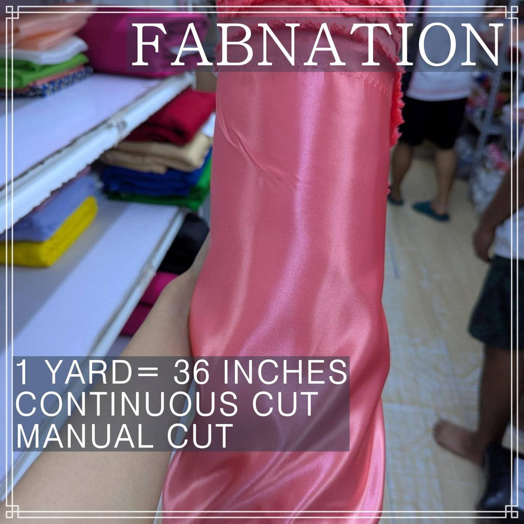 SUPER SPORTS FABRIC SATIN PER YARD IS 36 INCHES LENGTH AND FIXED 60 INCHES WIDTH BY FABNATION