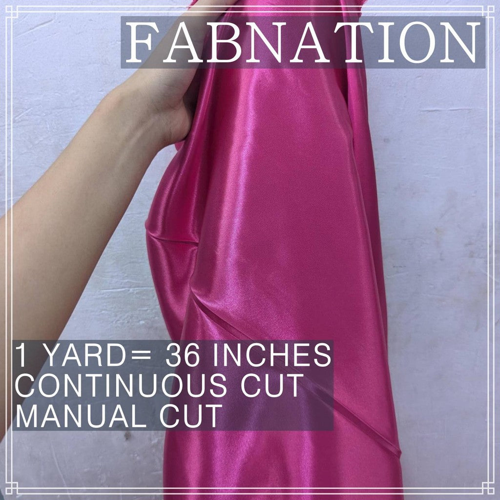 SUPER SPORTS FABRIC SATIN PER YARD IS 36 INCHES LENGTH AND FIXED 60 INCHES WIDTH BY FABNATION