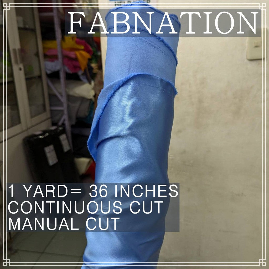SUPER SPORTS FABRIC SATIN PER YARD IS 36 INCHES LENGTH AND FIXED 60 INCHES WIDTH BY FABNATION