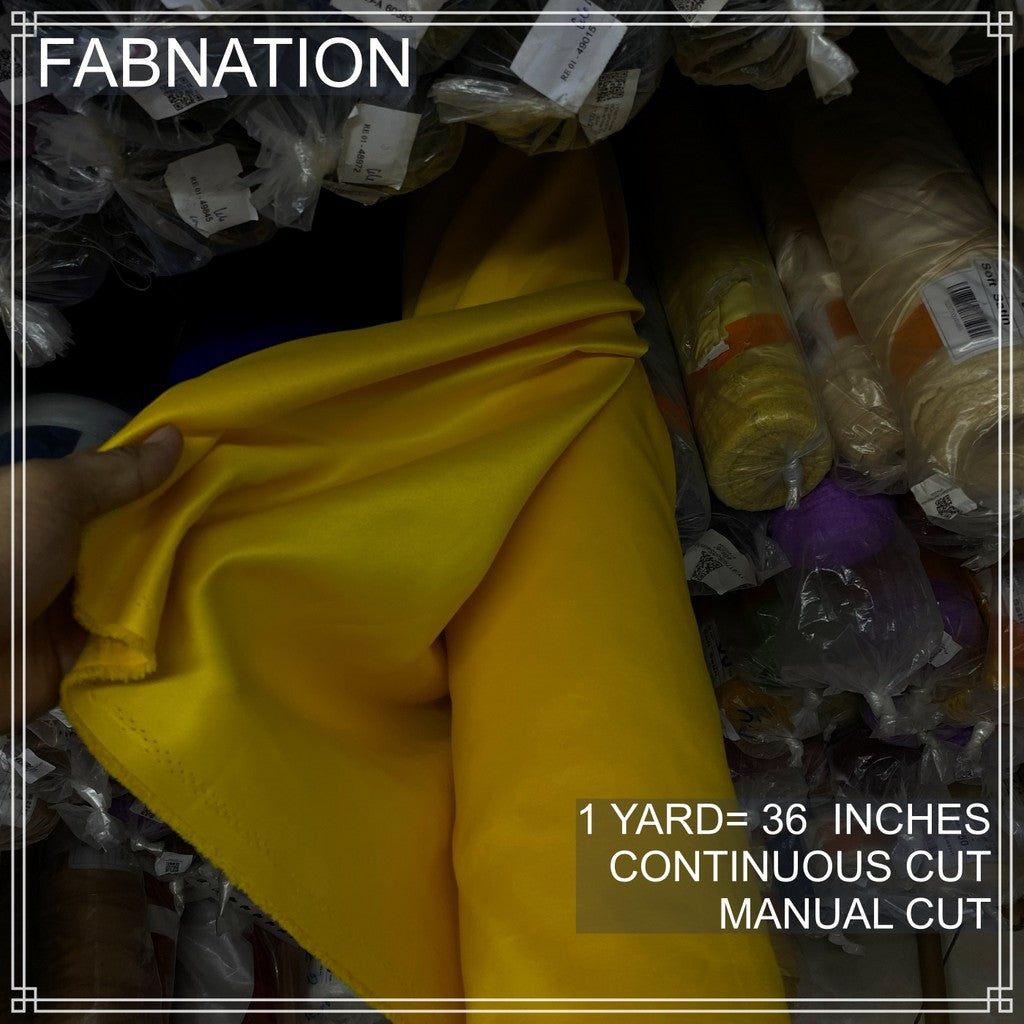 EMPRESS DUTCHESS SILK FABRIC PER YARD IS 36 INCHES AND 60 INCHES FIXED WIDTH BY FABNATION