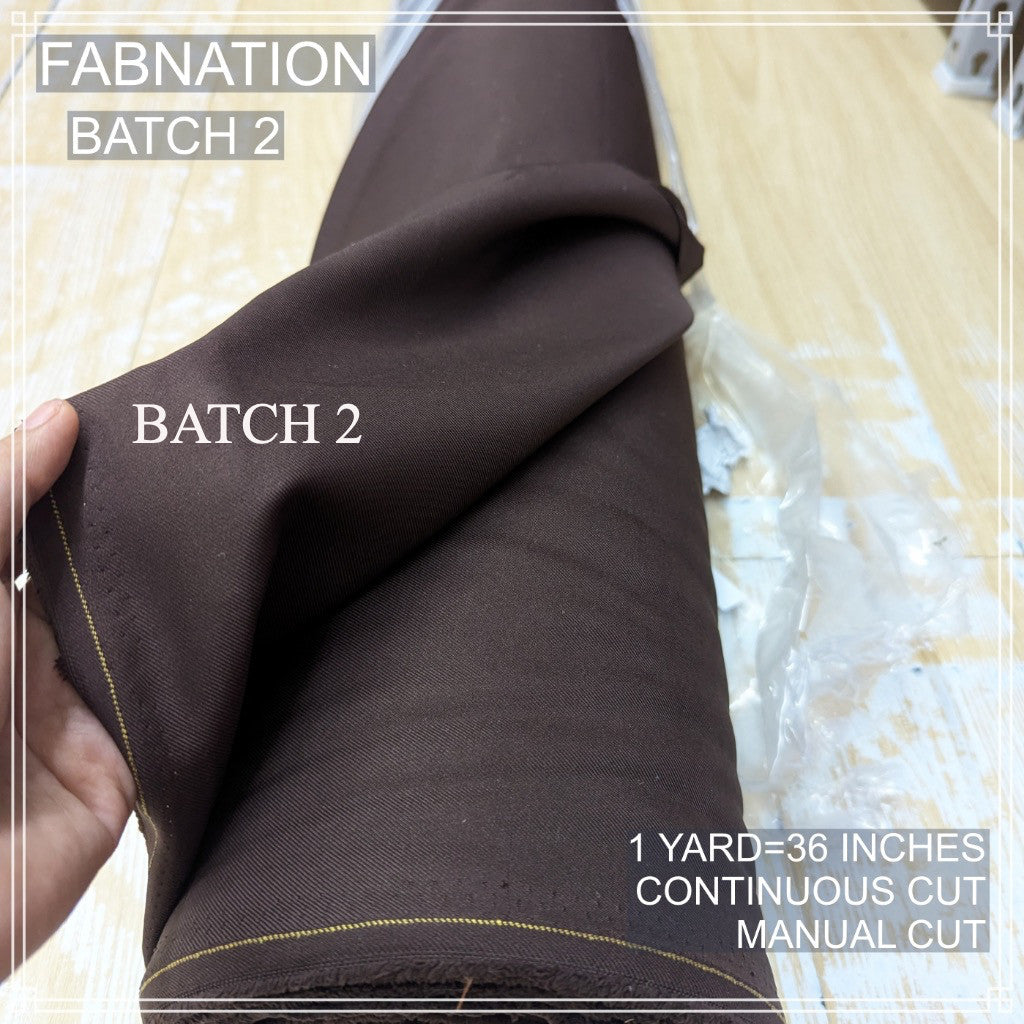 PEACH TWILL FABRIC RAW FABRIC 35/35.5 INCHES LENGTH PER YARD 58/60 INCH FIXED WIDTH