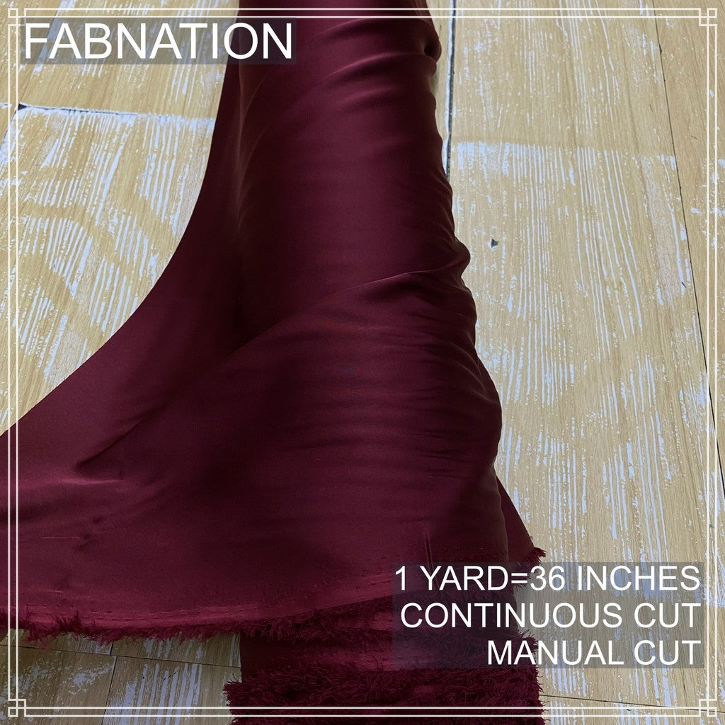 MULBERRY SILK FABRIC PER YARD IS 36 INCHES AND FIXED WIDTH 60 INCHES BY FABNATRION