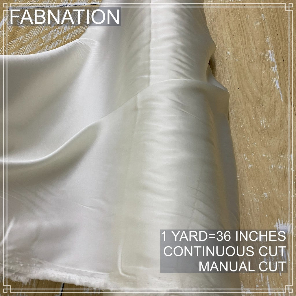 MULBERRY SILK FABRIC PER YARD IS 36 INCHES AND FIXED WIDTH 60 INCHES BY FABNATRION