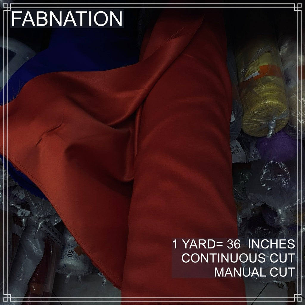 EMPRESS DUTCHESS SILK FABRIC PER YARD IS 36 INCHES AND 60 INCHES FIXED WIDTH BY FABNATION