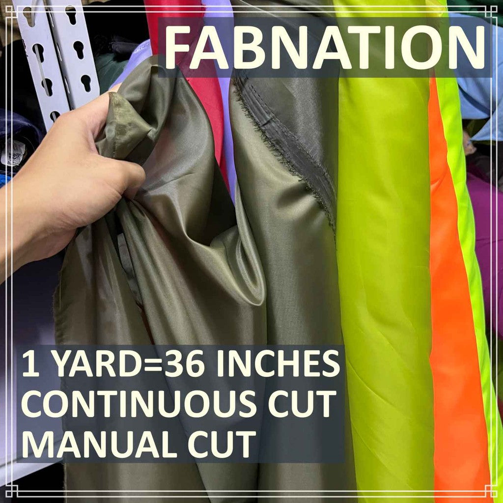 Taffeta Water Repellant o Regular Fabric Per Yard 36 Inch And 60 Inches Fixed Width By Fabnation