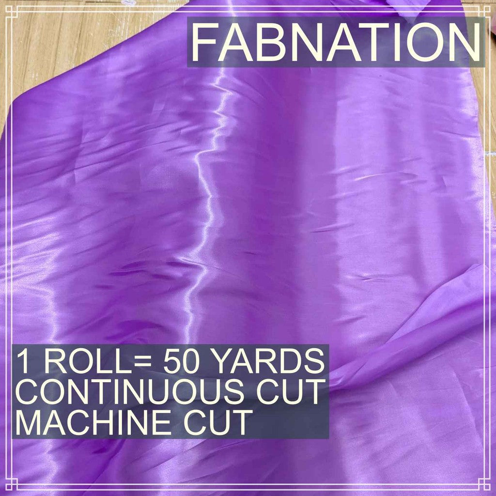 SOFT SATIN FABRIC PER ROLL 50 YARDS  LENGTH AND 60 INCHES FIXED WIDTH BY FABNATION