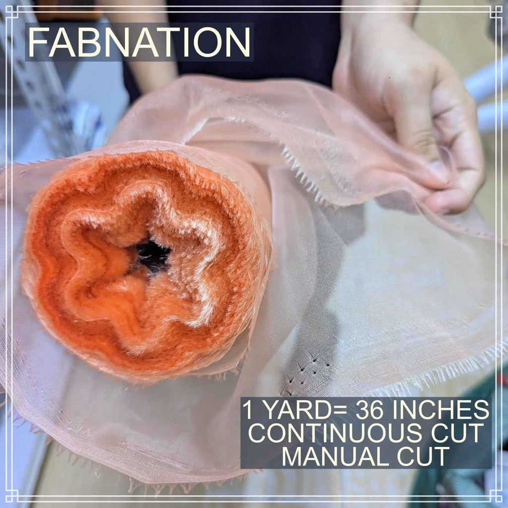 PREMIUM ORGANZA FROSTED per yard fabric 35"/36" per yard - 58"/60" inches FIXED Width WHOLESALE