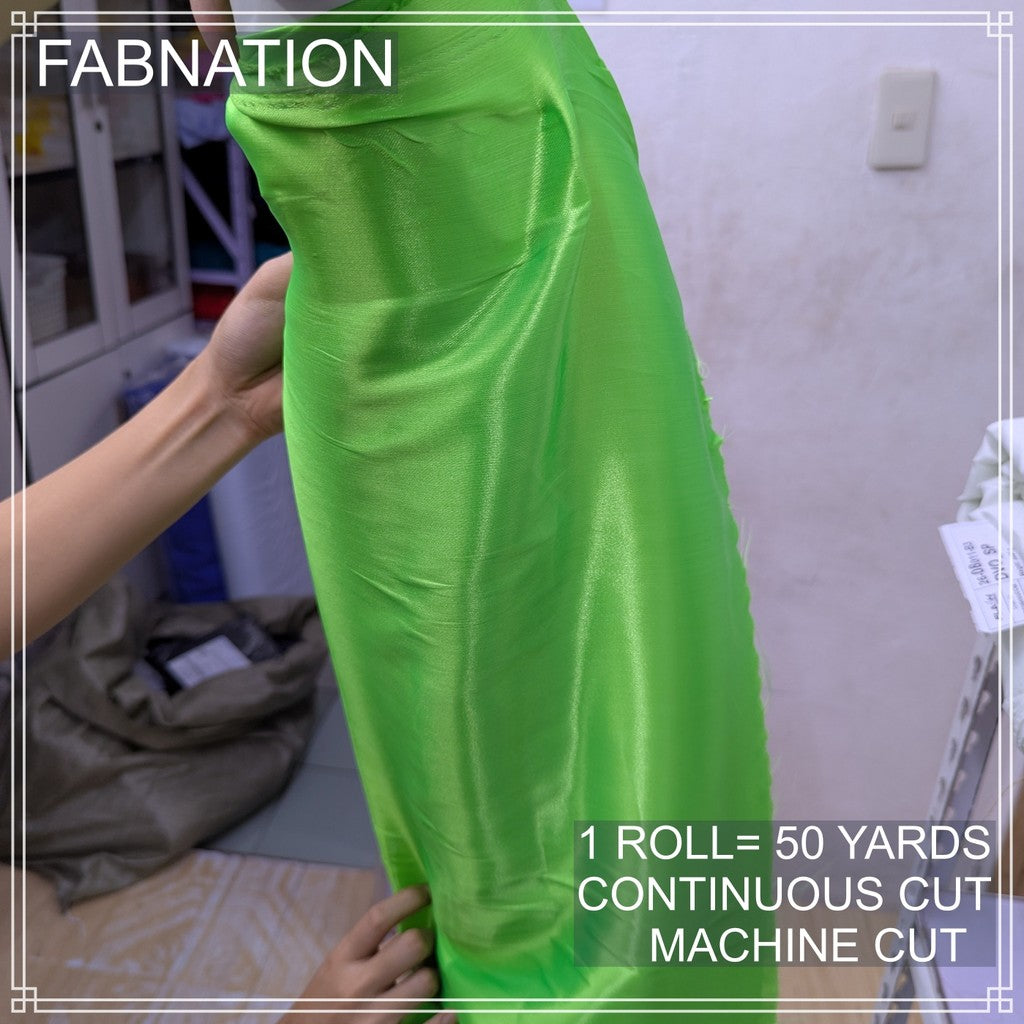 PREMIUM CLASSIC SATIN FABRIC PER ROLL IS 50 YARDS AND FIXED 60 INCHES WIDTH BY FABNATION